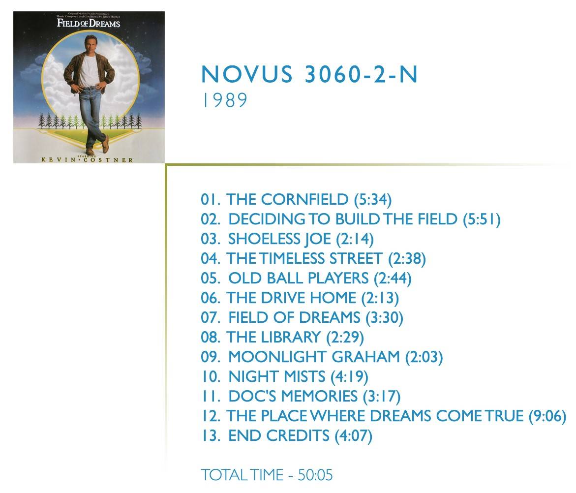 FIELD OF DREAMS JAMES HORNER